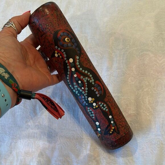 Handcrafted Australian Tribal Didgeridoo or Emu Caller Musical Instrument - Picture 1 of 11